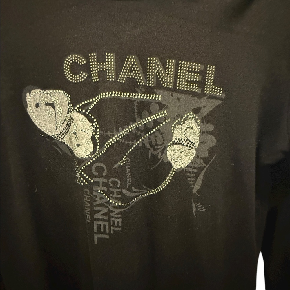 Black Long Sleeve Tee with Graphic Design back and front art design.👍conditions - Picture 12 of 14
